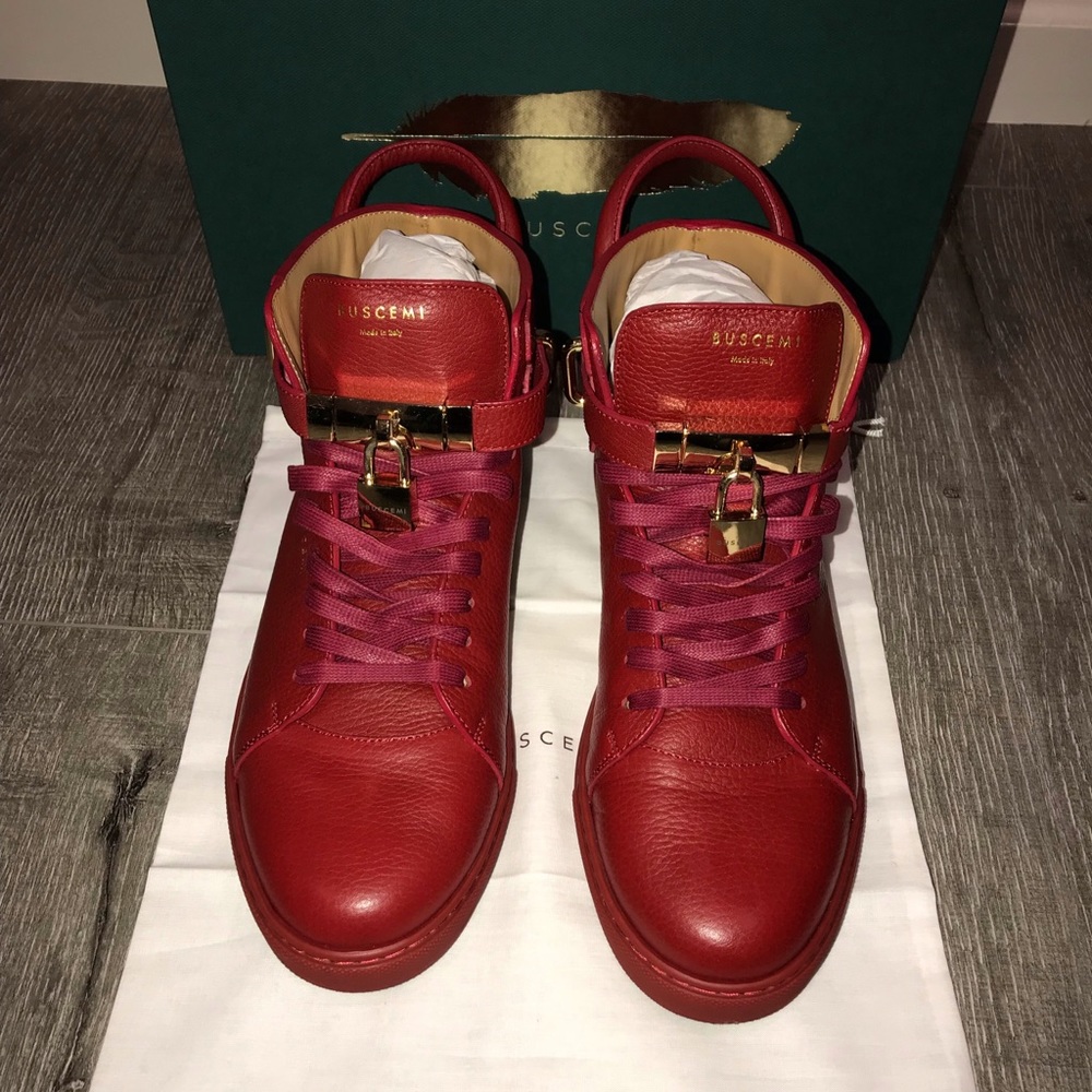 Jon Buscemi Men’s Red Sneakers